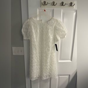 Always For You White Puff Sleeve Mini Dress Lulus